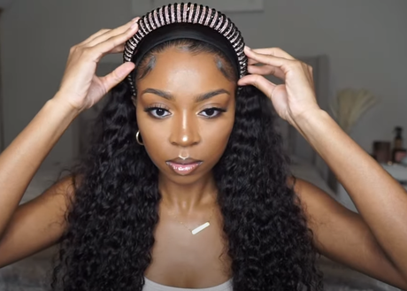 HOW TO PUT ON A HEADBAND WIG?