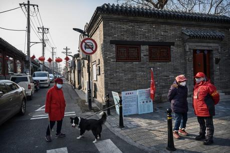 Shanghai Bars All From Leaving Homes, Even Walking Pets As Cases Jump