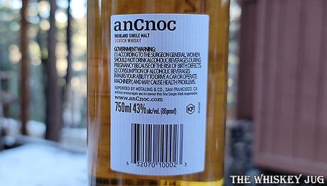 anCnoc 12 Single Malt Label