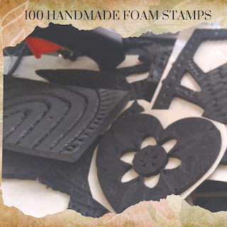 Home Made Foam Stamps Week 5 - The 100 Day Project