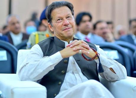 Imran Khan - rattled, clean bowled ! - waiting for review !!