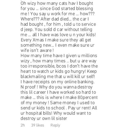 Annie Idibia reacts as elder brother, Wisdom, accuses her of enslaving him Annie Idibia reacts as elder brother, Wisdom, accuses her of enslaving him