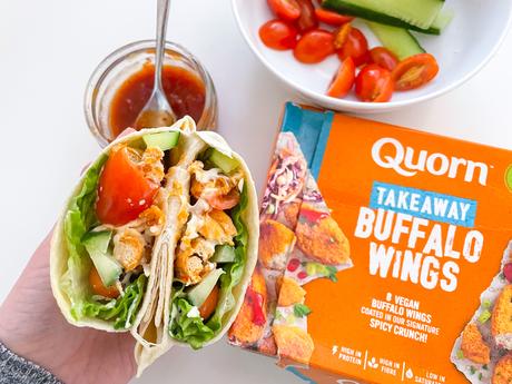 Meat Free Crispy 'Chicken' Chilli Wraps With Quorn Takeaway Buffalo Wings