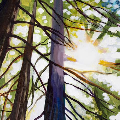 Under Giants | Huge Painting of California Redwoods Forest