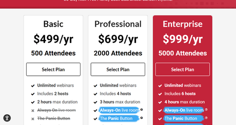 Webinarjam pricing Plans: How much does webinar jam cost? (Zoom vs Webinarjam)