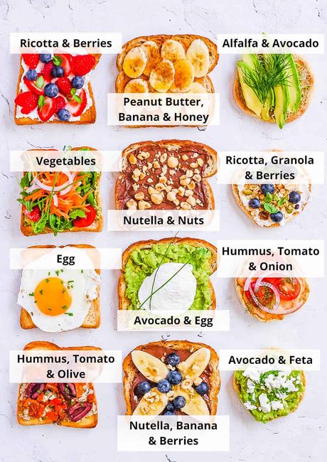 20 Breakfast Toast Ideas (Easy + Healthy!)