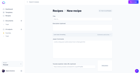 How To Use Jasper Recipes For Lightning-Fast AI Writing
