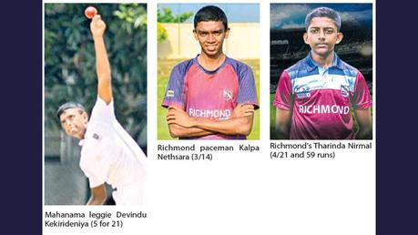 Tharinda guides Richmond to beat Mahanama