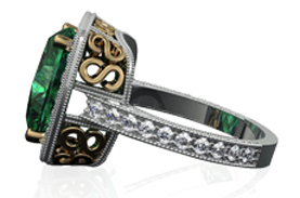 Thrill Yourself with a Classic Emerald Engagement Ring