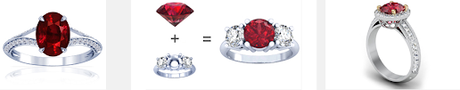Ruby and Diamond Engagement Ring: Celebrate your Joyous Occasion in Style