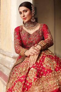 Tea Pink Open Maxi – Double Tone Lehenga