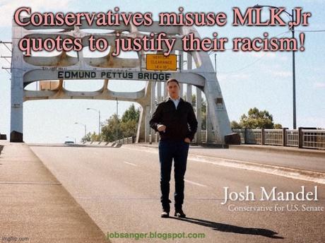 Conservatives Disingenuously Use MLK To Justify Racism