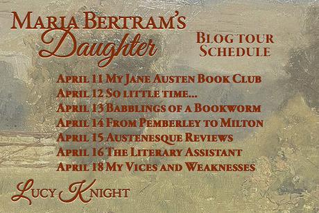 BLOG TOUR: LUCY KNIGHT, HOW I CAME TO WRITE MARIA BERTRAM'S DAUGHTER