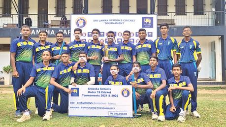 Sri Sumangala Panadura division 2 Tier B champions after their final against St Sebastian Katuneriya held at BRC grounds.