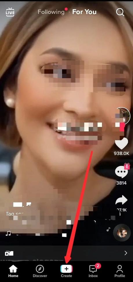 Tap the Create button