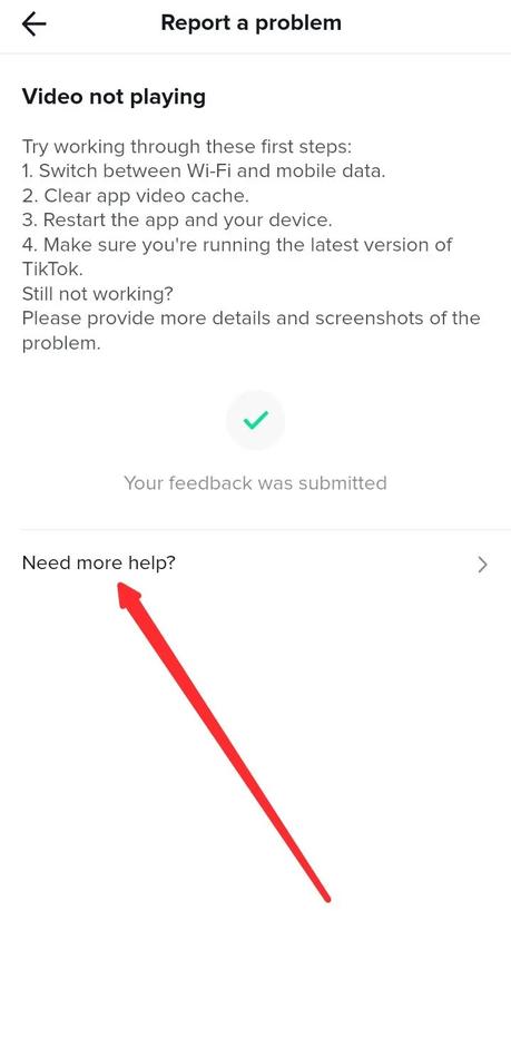 Choose the Need more help option