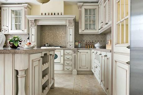 french_antique_white_kitchen_cabinets
