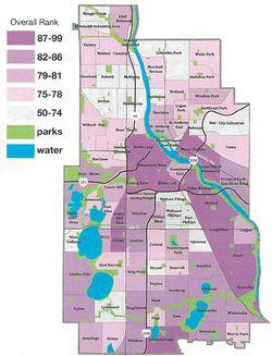 Mpls-neighborhood rank map