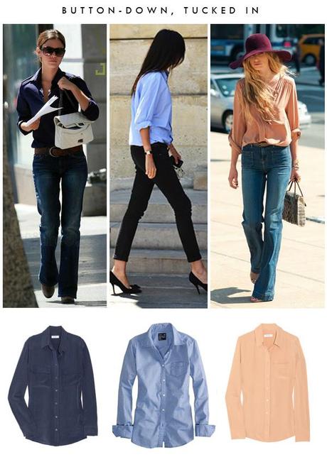 FALL UNIFORM: Button-Down, Tucked In