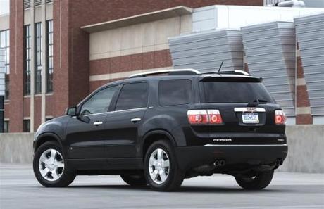 2011 GMC Acadia Rear Angle View