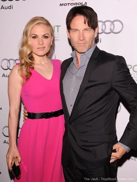 Anna Paquin and Stephen Moyer at 2011 Point Honor Los Angeles Gala