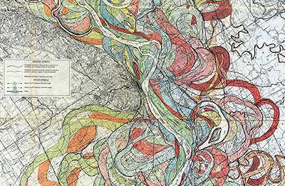 Vintage Maps Trace The Meandering Mississippi