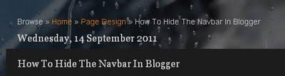 How To Add A Breadcrumb Trail On Blogger Blogspot