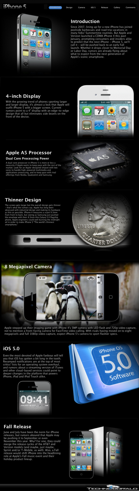 iPhone 5 Infographic  The iPhone 5 Could Look Like One Of These: Infographics