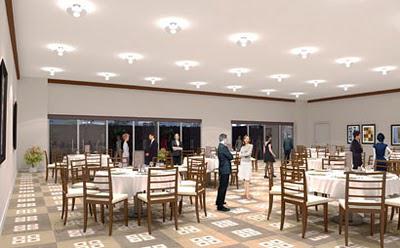 Rendering of Multiple use Lounge, in Mexico D.F.