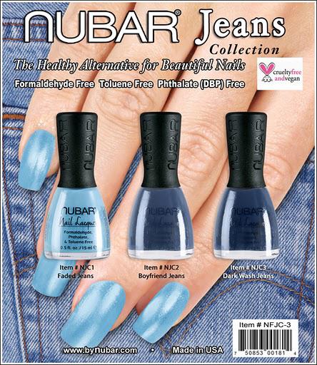 Upcoming Collections: Nail Polish Collections: Nail Polish: Nubar: Nubar Jeans Collection