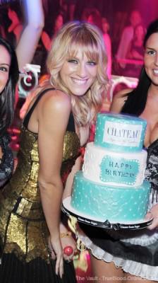 Brit Morgan celebrated her birthday in Las Vegas
