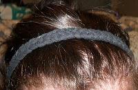 Test = T-shirt Headband Result= Success!