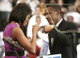 Barak and Michelle Obama Fist Bump