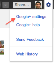 Google+ Settings