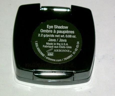 Swatches:Eye Shadow: Arbonne: Arbonne Java Eye Shadow Swatches