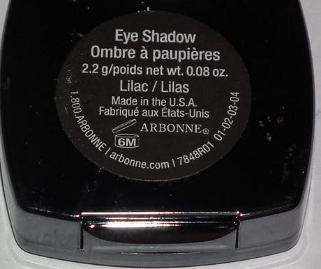 Swatches:Eye Shadow: Arbonne: Arbonne Lilac Eye Shadow Swatches