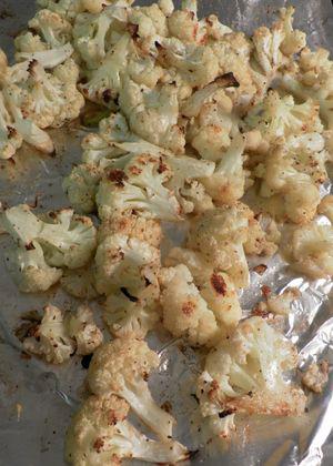 Sicilian cauliflower salad- Roasted cauliflower florets