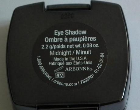 Swatches:Eye Shadow: Arbonne: Arbonne Midnight Eye Shadow Swatches