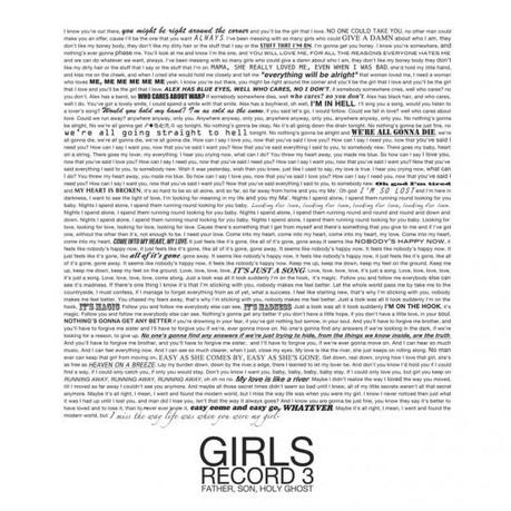 GIRLS 550x550 GIRLS FATHER, SON, HOLY GHOST [8.8]