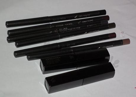 Swatches:Arbonne: Arbonne Eye Liner & Lip Stick- Gloss Blush & Foundation Swatches