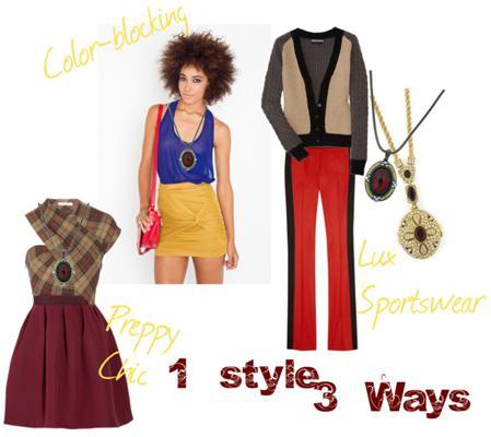 143 red pendant1 Style, 3 Ways: How to Dress Well Using One Piece