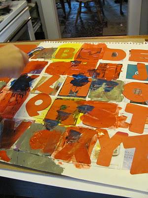 EXPLORE ART projects: Jasper Johns Alphabet