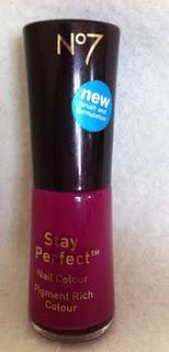 Boots No 7 Stay Perfect Nail Varnish – Not Quite Perfect