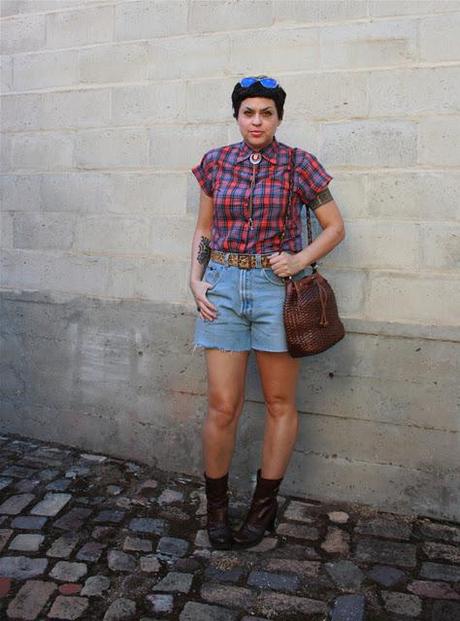 outfit post: Plaid + Leopard, Western Style