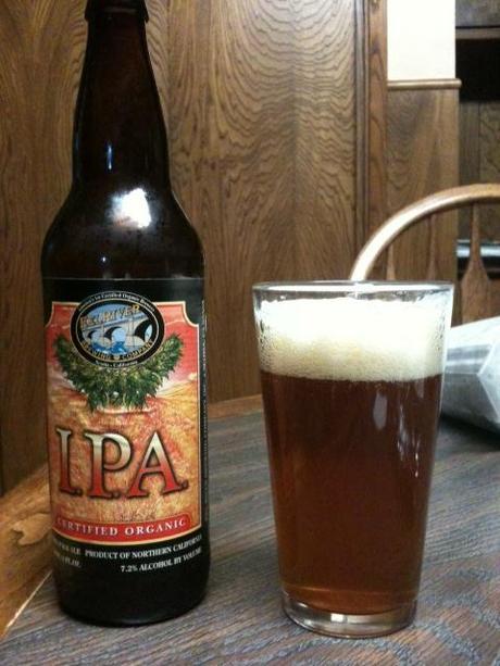 Review of Organic IPA from Eel River Brewing Company