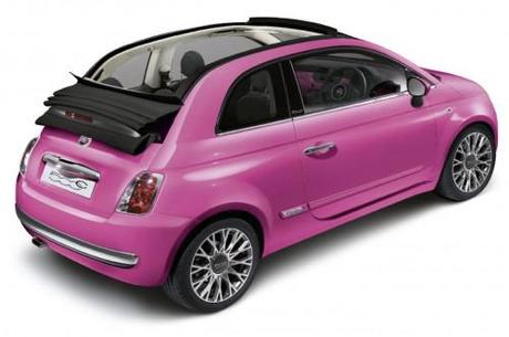 Barbie Dream Car Pink Fiat 500 Convertible