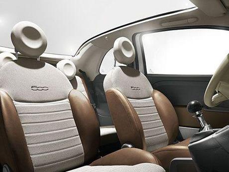 Fiat 500C Convertible Interior Seats