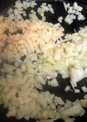 Orecchiette with Italian saisage & Rapini-Pistachio Pesto - Saute onions
