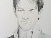 Stephen Moyer Signs Portrait Charity Auction