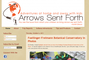 Indiana Blogs: Arrows Sent Forth